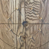 Handcrafted Wooden Crokinole Game Board with Discs and Storage Bag - thumbnail 3 of 8