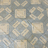 Blue and White Handmade Signature Quilt - thumbnail 11 of 12