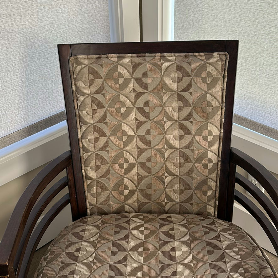 Upholstered Accent Chair with Wooden Frame - image 7 of 11