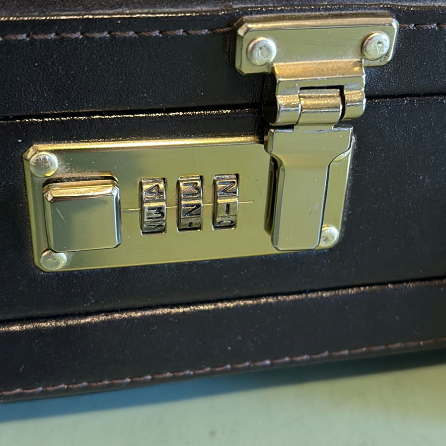 Two Black Combination Lock Briefcases - image 8 of 12