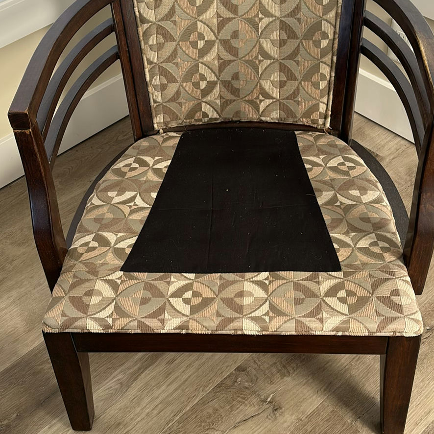 Upholstered Accent Chair with Wooden Frame - image 8 of 11