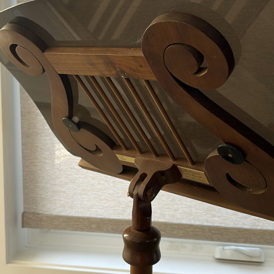 Handcrafted Cherry Adjustable Music Stand - image 8 of 9
