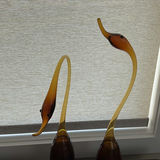 Pair of Handblown Swan Bottle Sculptures - thumbnail 5 of 10