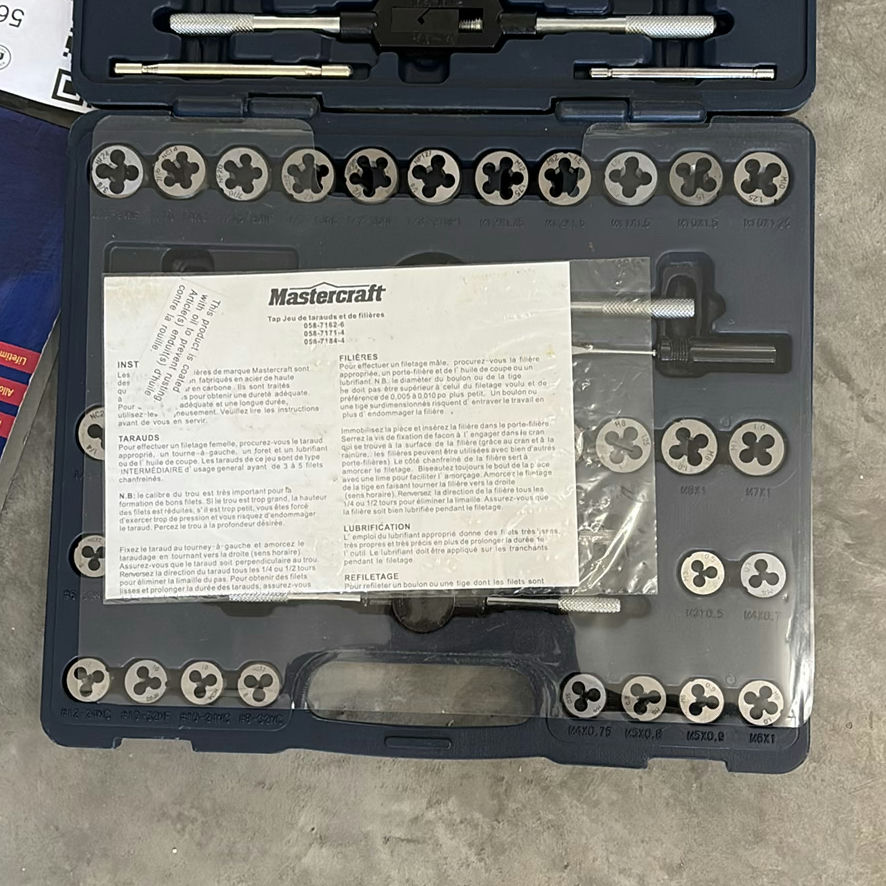 Mastercraft 76-Piece Tap and Die Set - image 3 of 6