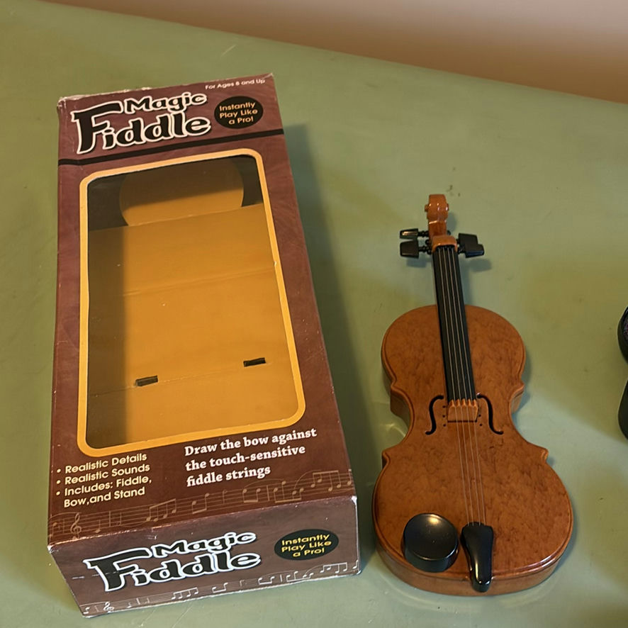 Magic Fiddle & Toy Violins with Cases - image 2 of 10