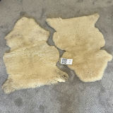 Pair of Natural Sheepskin Rugs - thumbnail 1 of 9