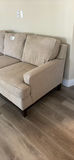 Beige Three-Seat Sofa with Accent Pillows - thumbnail 7 of 13