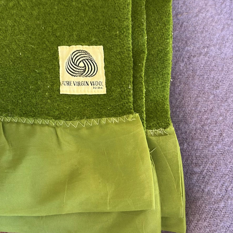 Three Vintage Wool Blankets - image 3 of 8