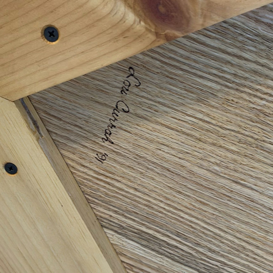 Handcrafted Wooden Crokinole Board Game Set - image 5 of 9