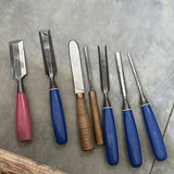 Wooden Tool Tote with Assorted Hand Tools - thumbnail 7 of 9