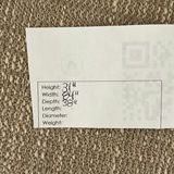 Beige Three-Seat Sofa with Accent Pillows - thumbnail 13 of 13
