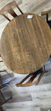 Round Quarter-Cut Oak Dining Table with Six Chairs - thumbnail 14 of 17