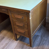 Antique Desk with Drawers and Pull-Out Side Shelves - thumbnail 7 of 16