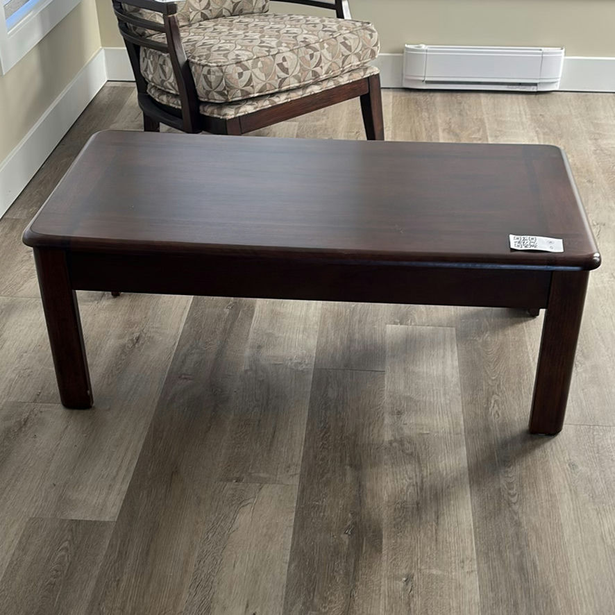 Dark Wood Lift-Top Coffee Table - image 1 of 10