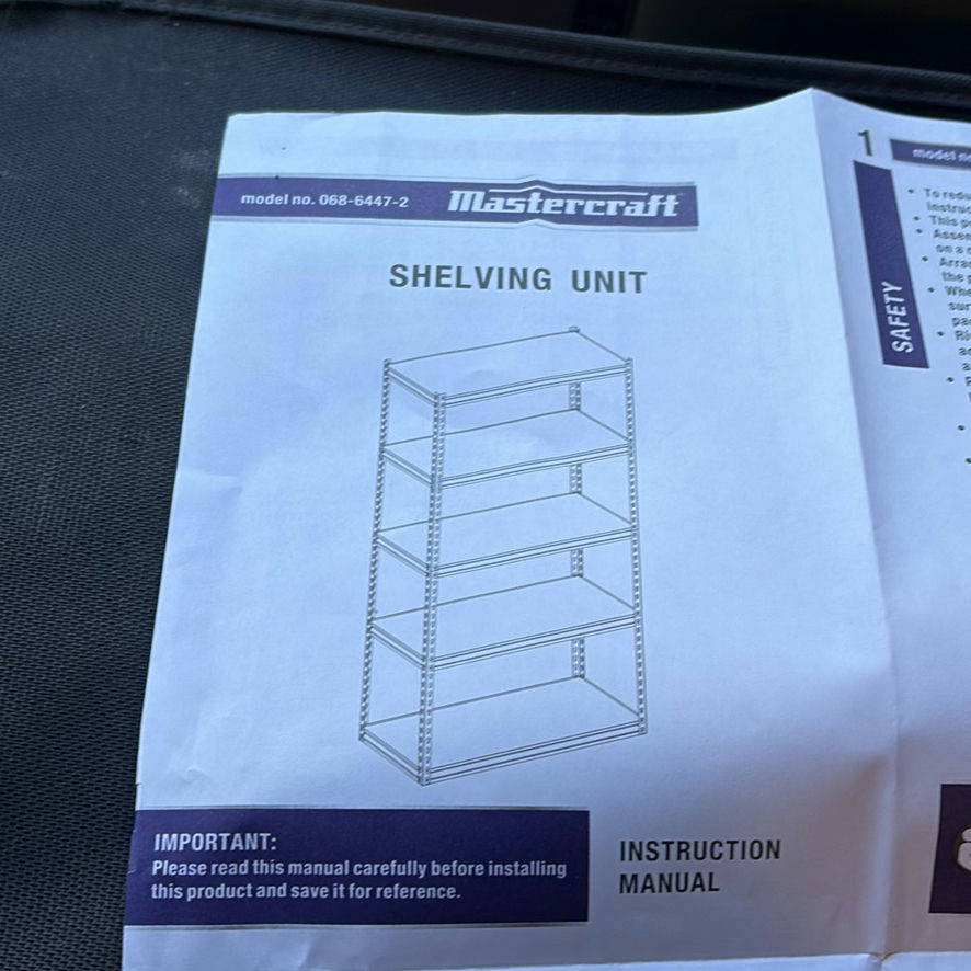 Mastercraft Metal Shelving Unit - image 4 of 8