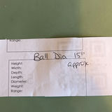 Vinyl Dumbbell Set with Rack and Bally Total Fitness Exercise Ball - thumbnail 8 of 8