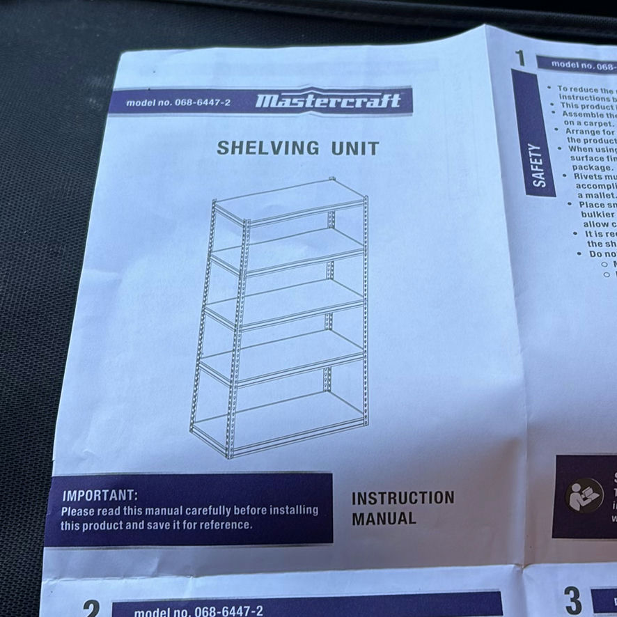 Mastercraft Metal Shelving Unit - image 3 of 5