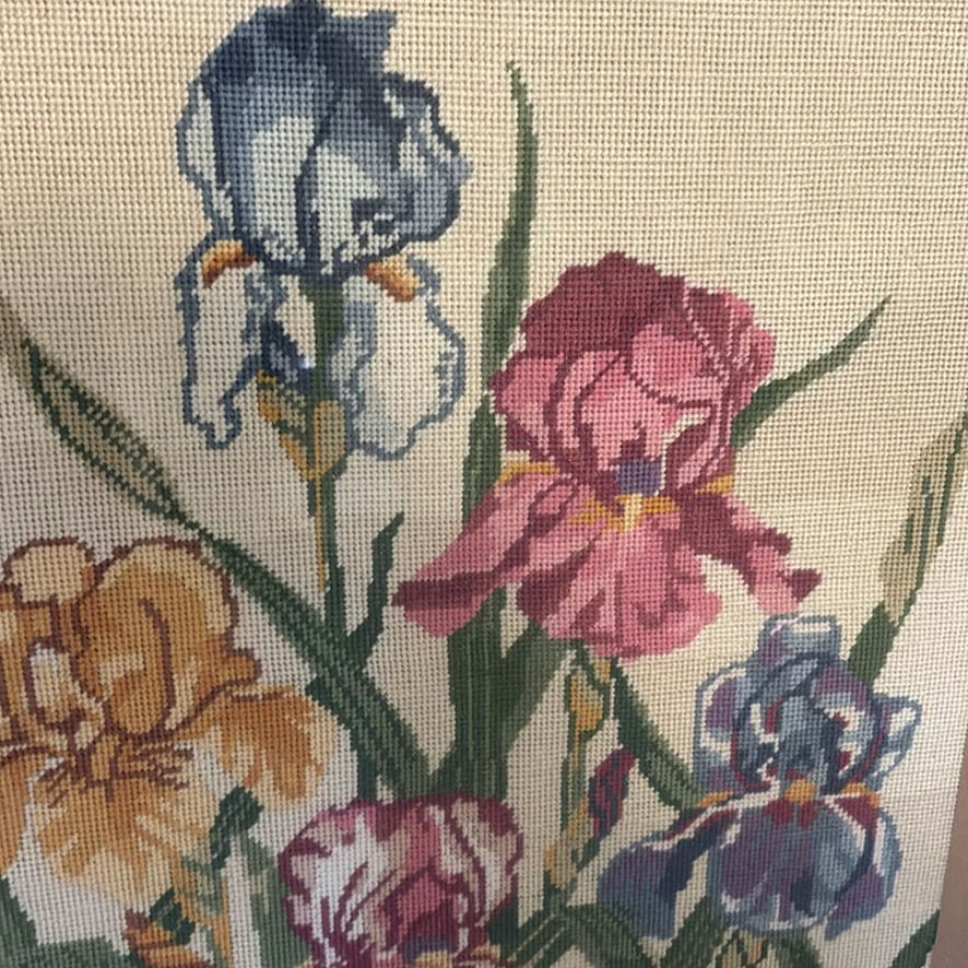 Three Framed Needlework Wall Art Pieces - image 9 of 14