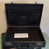 Two Black Combination Lock Briefcases - thumbnail 3 of 12