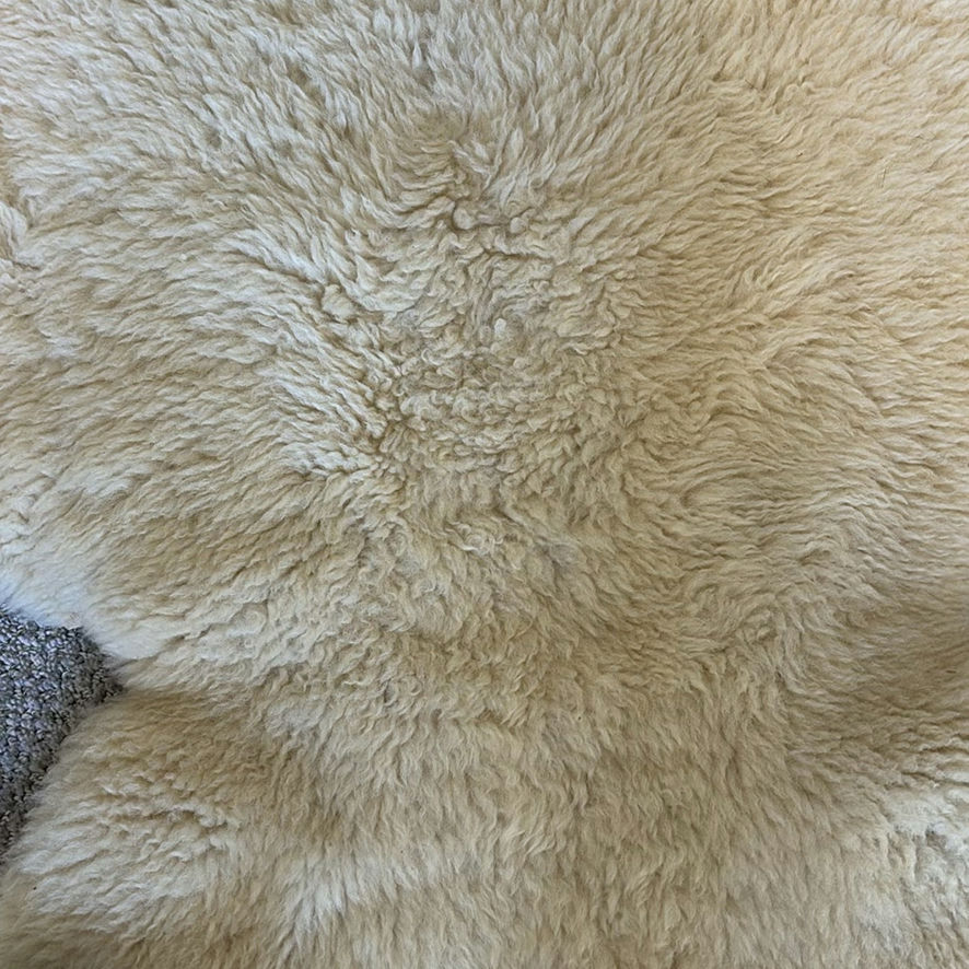 Pair of Natural Sheepskin Rugs - image 2 of 9