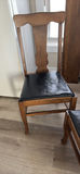 Round Quarter-Cut Oak Dining Table with Six Chairs - thumbnail 6 of 17