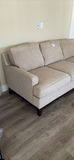 Beige Three-Seat Sofa with Accent Pillows - thumbnail 6 of 13