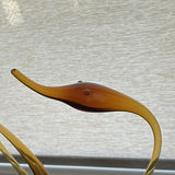 Pair of Handblown Swan Bottle Sculptures - thumbnail 3 of 10