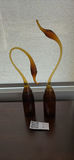 Pair of Handblown Swan Bottle Sculptures - thumbnail 2 of 10