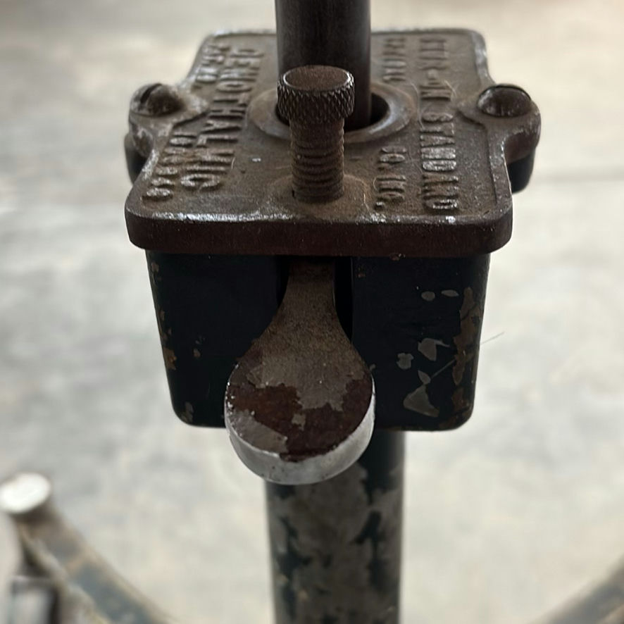 Vintage Industrial Rolling Stool - image 6 of 8