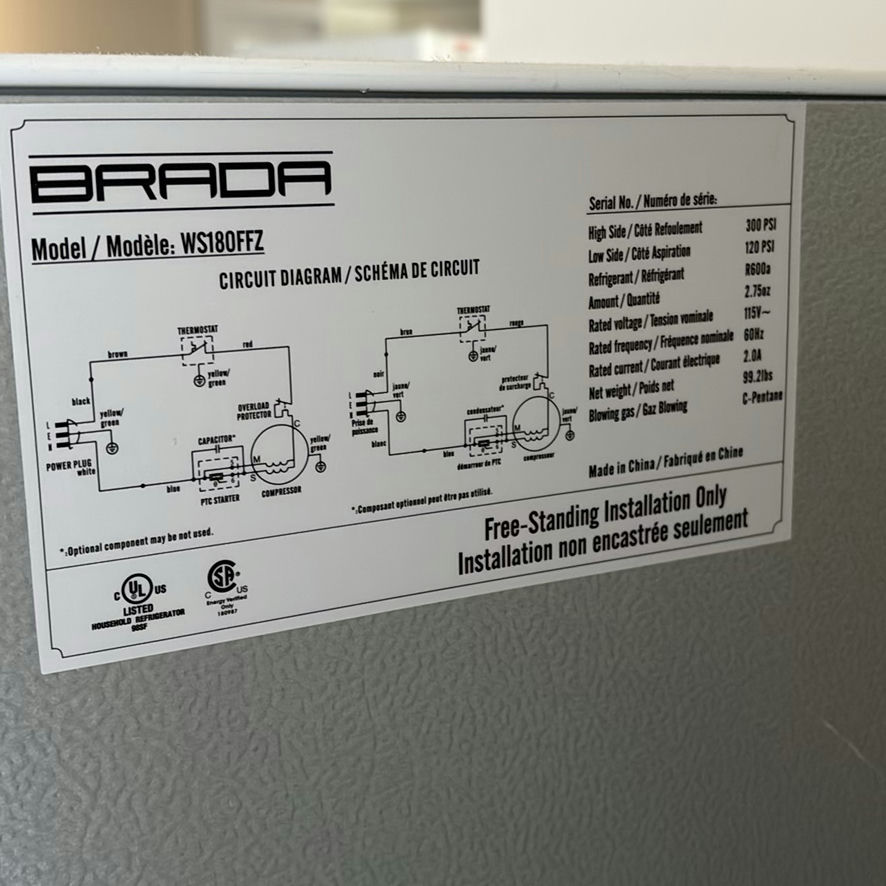Brada Upright Freezer - image 8 of 9