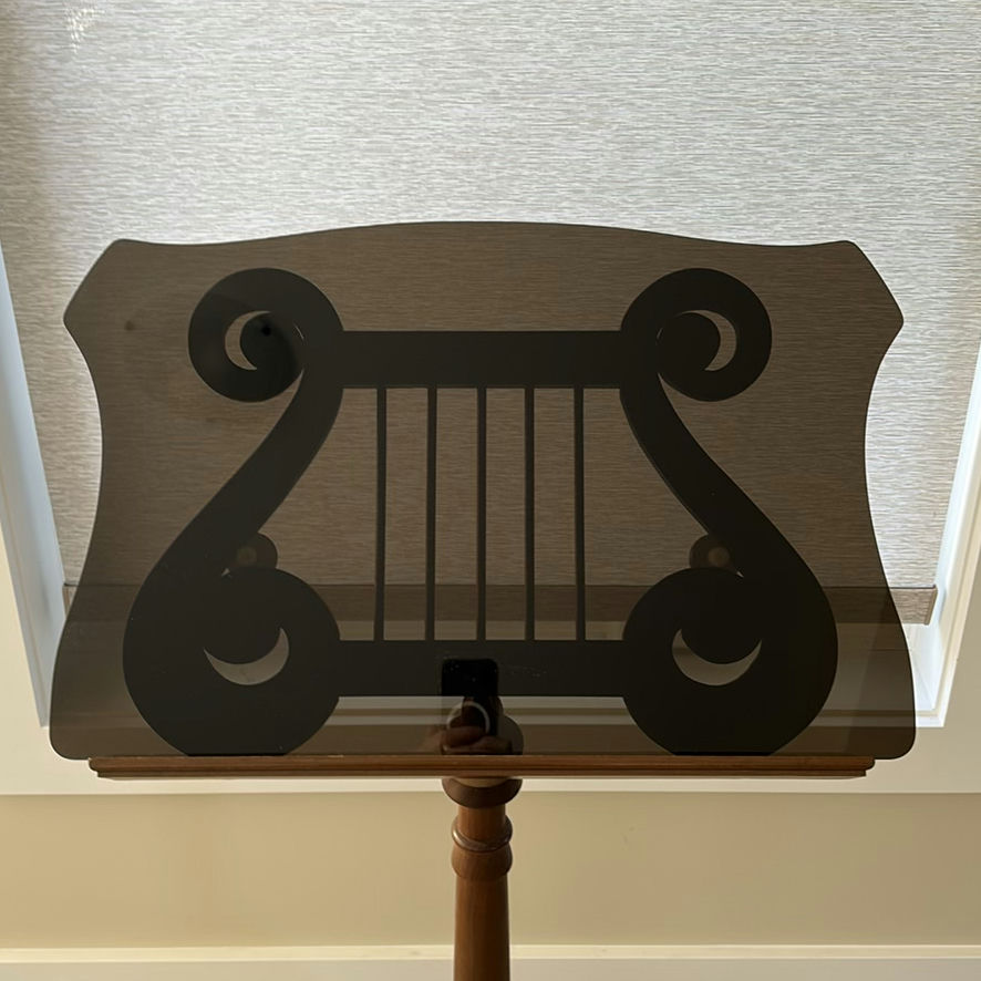 Handcrafted Cherry Adjustable Music Stand - image 2 of 9