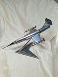 Metal model jet aircraft on display stand, "Der Kanadier December 1969-December 1971" - thumbnail 2 of 7