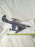 Metal model jet aircraft on display stand, "Der Kanadier December 1969-December 1971" - thumbnail 1 of 7