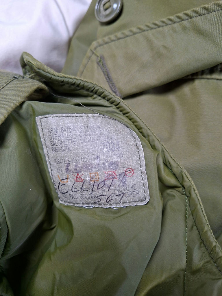 Canadian Armed Forces, Overalls, Attributed to Sgt Elliott Military Issued - image 7 of 8