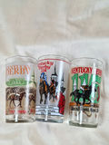 Six Kentucky Derby commemorative glass tumblers - thumbnail 2 of 6