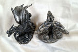 Two Dragon Figurines by The Tudor Mint, Solid Metal, - thumbnail 3 of 5