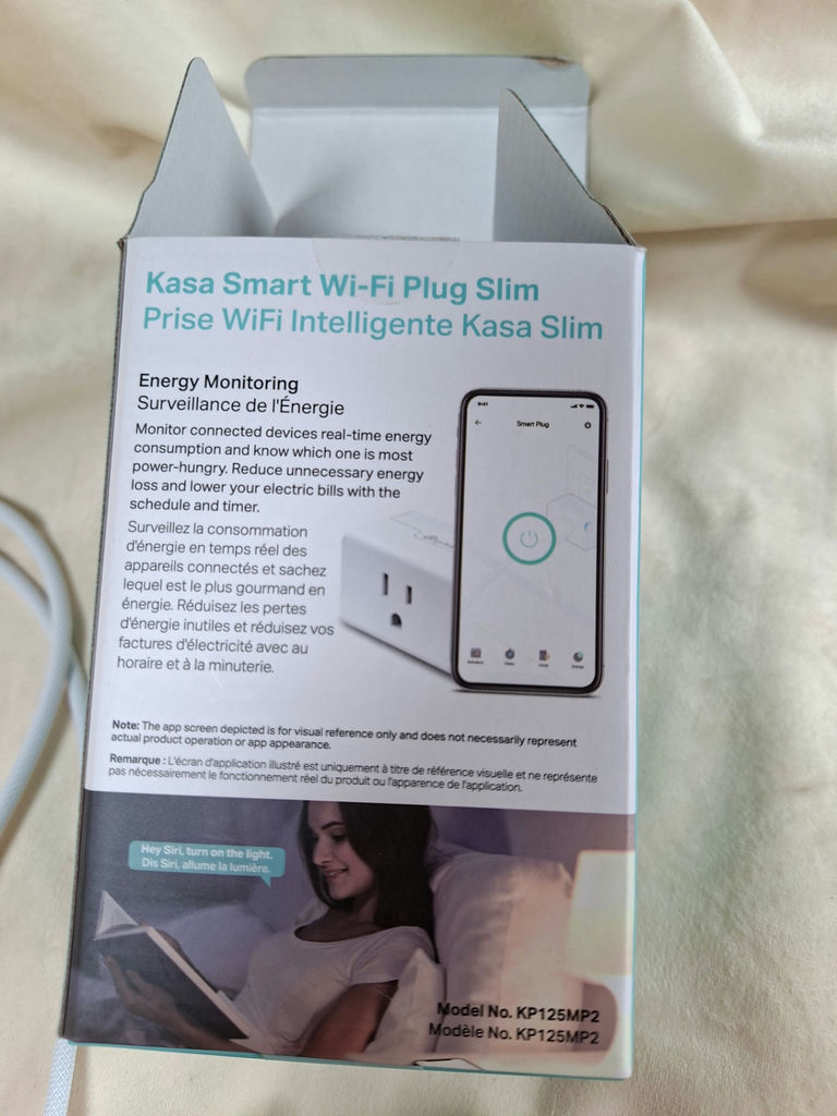 Kasa Smart Wi‑Fi Plug Slim Energy Monitoring Outlets (2‑Pack) PLUS Charging Cords! - image 5 of 5