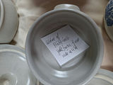 Collection of Vintage Pfaltz Graff Yorktowne blue floral stoneware set with lids - thumbnail 9 of 9