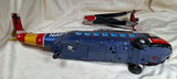 1960s Japan TIN TOY Sikorsky S-61 Navy Toy Helicopter Model, 18" - thumbnail 9 of 10