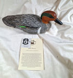 Hand-Carved Wooden Duck Decoy with Certificate. Nova Scotia - thumbnail 2 of 6