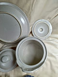 Collection of Vintage Pfaltz Graff Yorktowne blue floral stoneware set with lids - thumbnail 7 of 9
