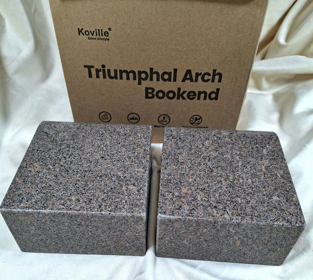 Koville Triumphal Arch Stone Bookends - image 6 of 6