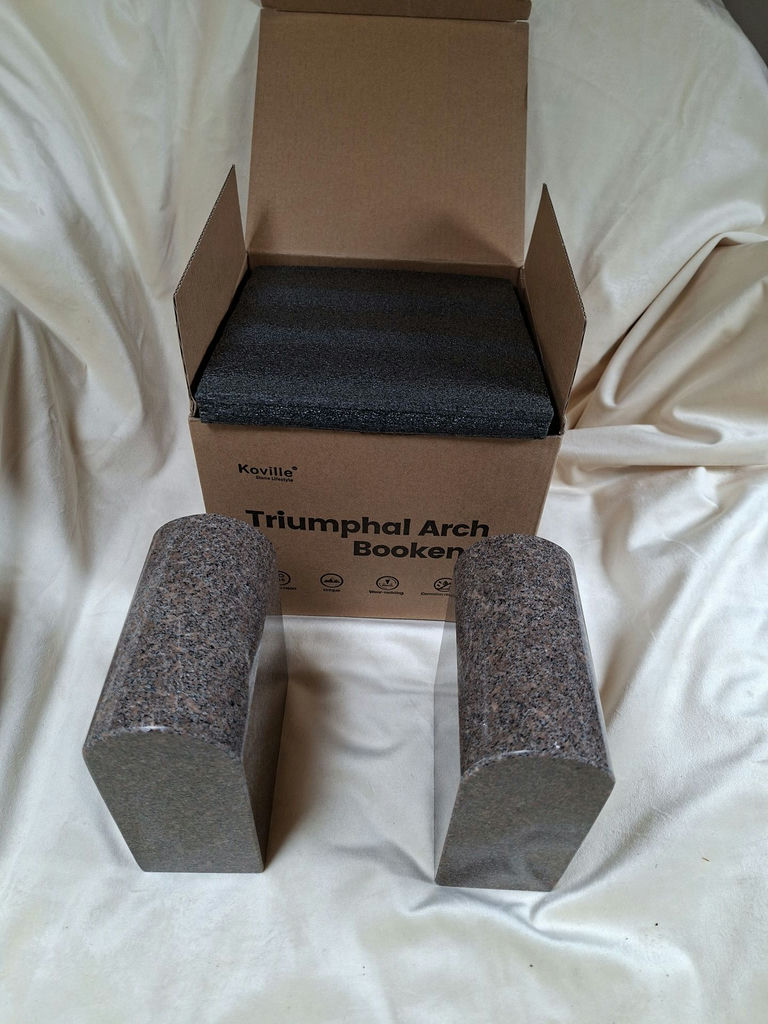 Koville Triumphal Arch Stone Bookends - image 1 of 6
