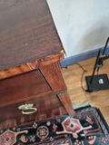 Three-drawer wooden dresser with brass ring pulls - thumbnail 5 of 5