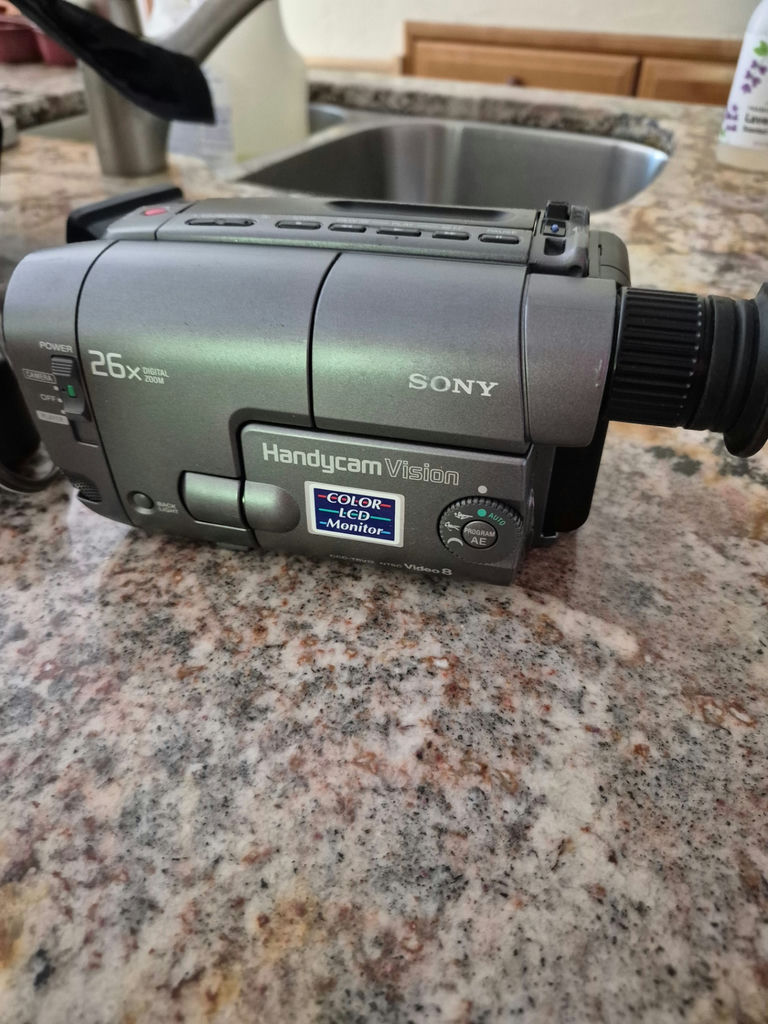 Sony Handycam video camera with accessories and VHS-C tapes - image 2 of 5