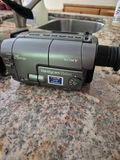 Sony Handycam video camera with accessories and VHS-C tapes - thumbnail 2 of 5