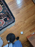 Rectangular multicolored patchwork area rug with fringe - thumbnail 2 of 3