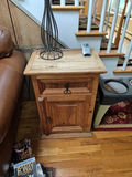 Two wooden rustic side tables - thumbnail 2 of 4