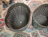 Two woven wicker storage baskets - thumbnail 3 of 3
