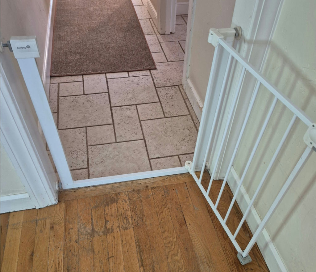 Three white adjustable Baby Safety Gates - image 2 of 3